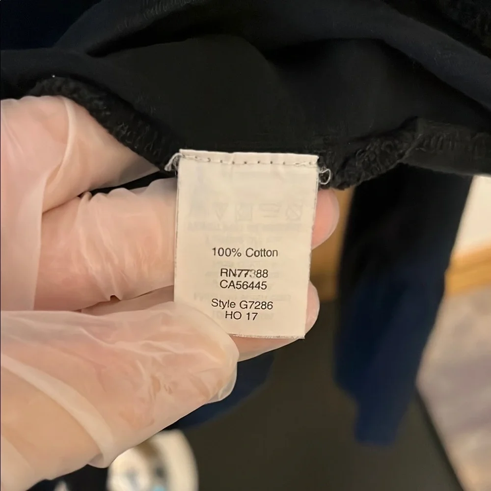 J. Crew Black Shirt with Bell Sleeves